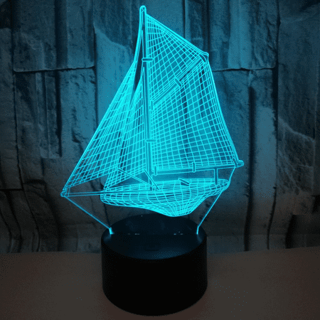 

Creative 3D Night Light with Smart Control and Colorful Light Unique Pattern Design Enchanting Light and Shadow Ideal for Various Scenes in Children s Room Bathroom(Black Seat)