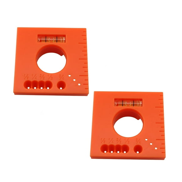 2pcs Mark Offset Ruler with Gradienter Finish Carpentry Tools 5 in 1 Multifunction Ruler for Parallel Lines for Woodworking