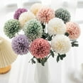 thumbnail image 3 of Artificial Chrysanthemum Stem Verdsylv 1 Stem Artificial Chrysanthemum Flower - 21 Inch Tall Realistic Mum Arrangement for Home Wedding Table Rustic Centerpiece Decor, Mum Arrangement Decor, F, 3 of 5