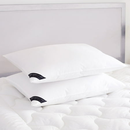Five Queens Court Elegance Allergen Barrier Down Alternative Bed Pillow - Set of 2 - Soft