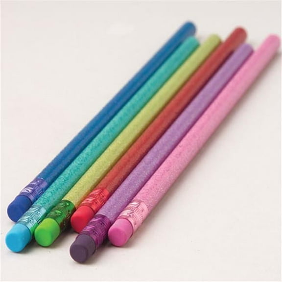 US Toy Company KA261 Glitter Pencils - Pack of 12