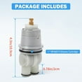 thumbnail image 4 of TAPDRA RP46074 Shower Valve Cartridge for Delta Single-Handle Tub Showers Metal Plastic Easy Install Convenient Use, 4 of 11