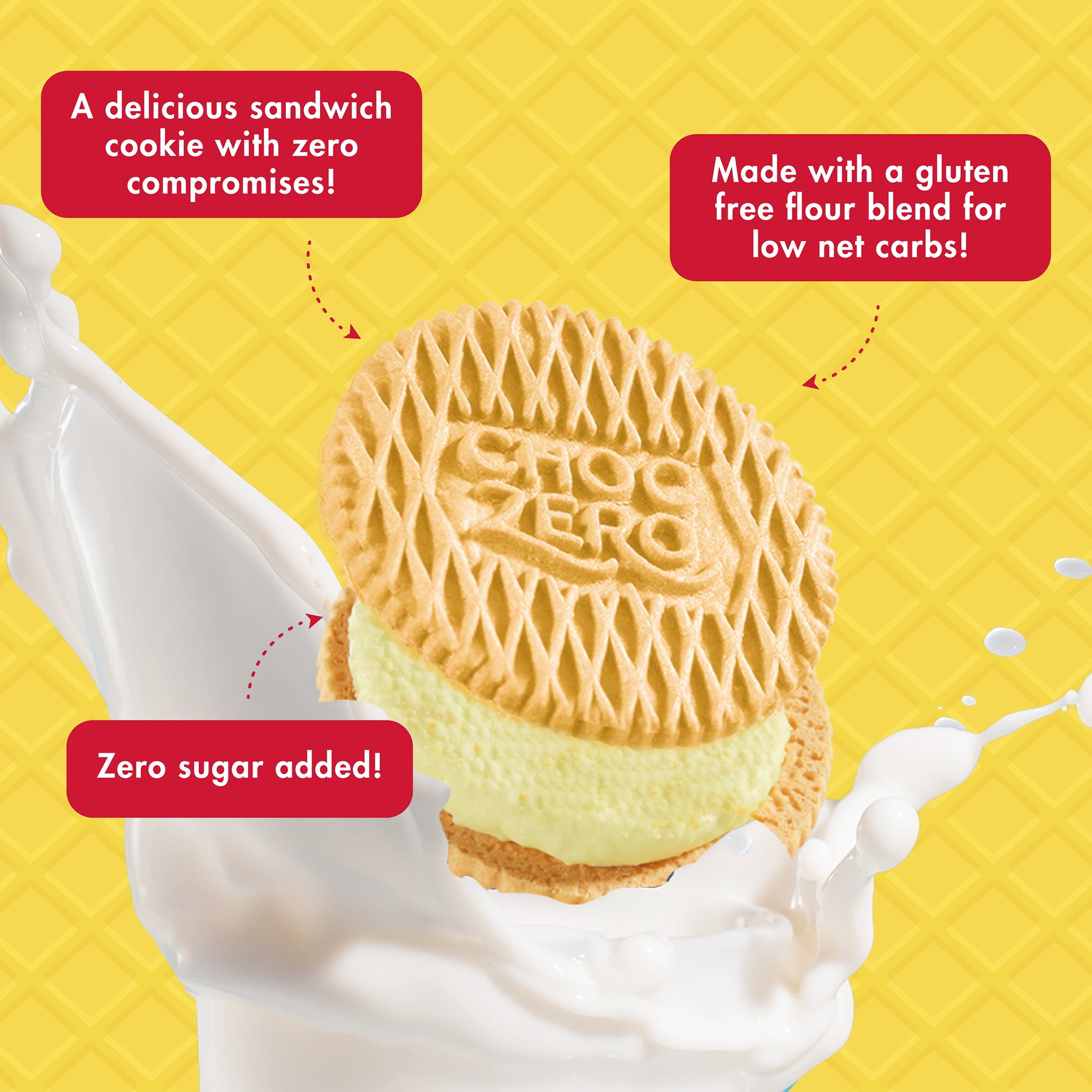 Zero balance cream Gildora 5個セット ChocZero Dunkies Vanilla Sandwich Cookies, 9 oz, Gluten Free Keto