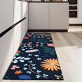 thumbnail image 4 of Pioneer Flower Floral Print Pattern Kitchen Rug Mat,Kitchen Runner Rugs Non Skid Washable,Decorative Kitchen Floor Mats for Kitchen,Sink,Laundry,17"X47", 4 of 5