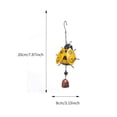 thumbnail image 3 of SDNall Metal Bee Wind Chimes Metal Crafts Painted Decorative Creative Bell Pendants, 3 of 9