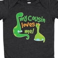 thumbnail image 4 of Inktastic My Cousin Loves Me Dinosaur Boys or Girls Baby Bodysuit, 4 of 5