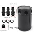 thumbnail image 1 of Wlr - New 3/8" Npt Inlet Outlet 2-port / 3 Port Compact Baffled Oil Catch Can Tank 150ml Wlr -tk91, 1 of 1