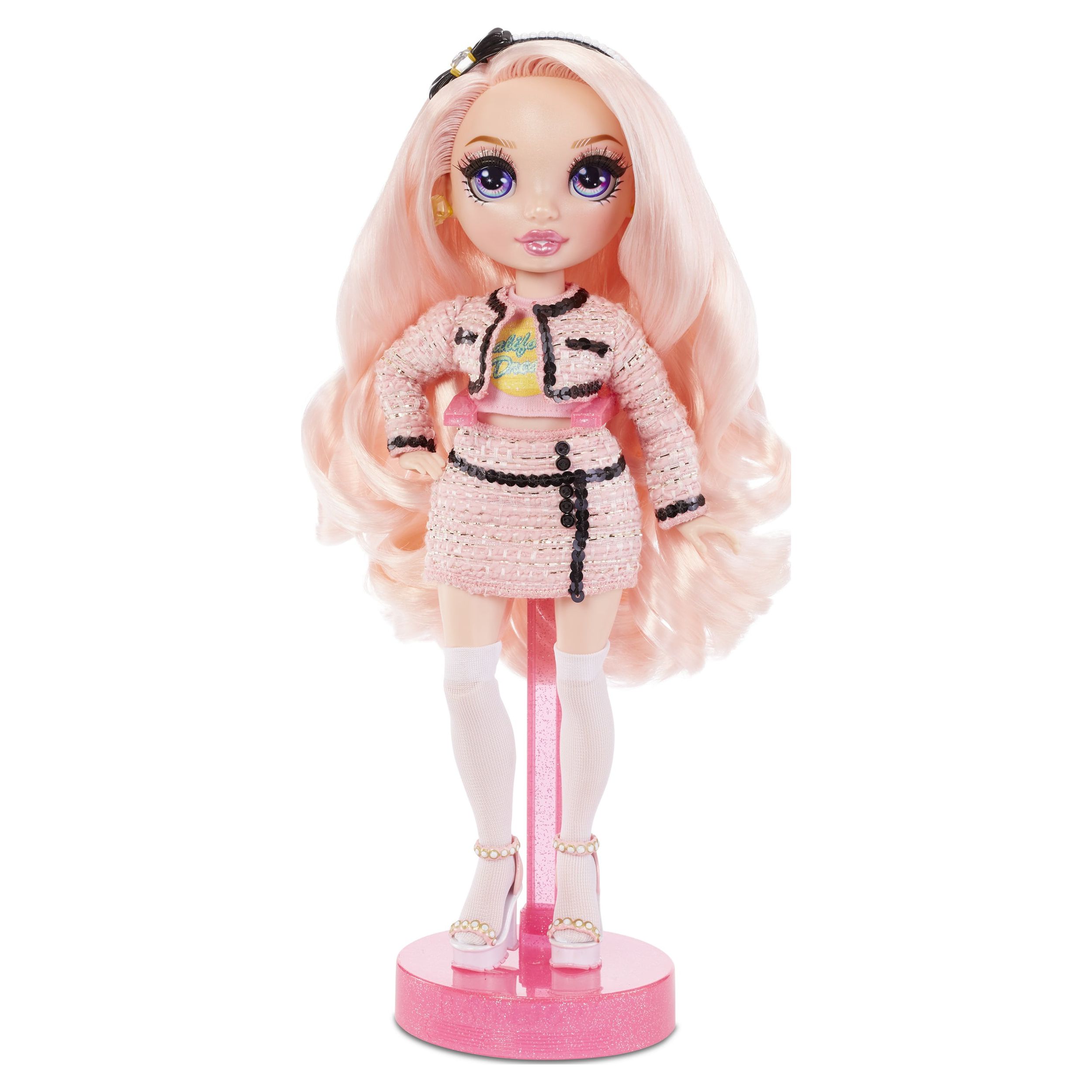 Rainbow High Bella Parker – Pink Fashion Doll with 2 Complete Mix & Match Outfits and Accessories, Toys for Kids 6-12 Years Old - image 4 of 7