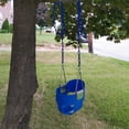 thumbnail image 5 of KINSPORY Toddler Swing Set, 59" Heavy-Duty Coated Iron Chains Baby Swing, High Back Full Bucket Baby Seat with Tree Straps, Backyard Outdoor Indoor, 5 of 7