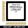 thumbnail image 2 of From the Personal Library Book Fill-In Rounded Corners Border Square Rubber Stamp Stamping Scrapbooking Crafting - Medium 1.75in, 2 of 7