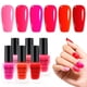thumbnail image 1 of Esmalte de uñas GELLEN rojo y rosa, set de 10 ml, de secado rápido, resistente a las roturas, 1 of 7