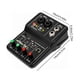 thumbnail image 4 of Matsuzay Tarjeta de sonido profesional 5W USB Power Audio Mixer Indoor Home Studio Live Streaming Notebook Computer Phone Board Cables de audio/vídeo, 4 of 6