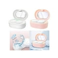 thumbnail image 4 of Contact Lens Cleaner Lightweight Mini Ultrasonic Cleaner Household Cleaner for Glasses Contact Lens Rings Watchband Daily Use WHITE, 4 of 6
