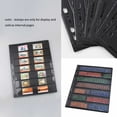 thumbnail image 1 of PENGXIANG Album de Timbres Pages en Stock Double Face Lot de 10 Pages avec 9 Trous pour Classeurs, 1 of 8