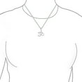 thumbnail image 3 of Bling Jewelry Womens Yoga Aum Om Symbol Pendant Necklace in Sterling Silver 18 Inch Chain, 3 of 5
