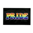thumbnail image 1 of 1Pc Creative Rainbow Flag Gay Pride Flag LGBT Decorative Flag Banner for Celebration (Black), 1 of 7