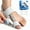 White + Blue, variant on Bunion Corrector for Women & Men with Adjustable Knob Silicone Pad, Bunion Relief Big Toe Splint for Left/Right Feet, White