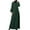 Green, variant on Lindreshi Fall Dresses for Women 2025 Homecoming Dresses Long Sleeve Neck Belt Dress Dress Solid Robe Vintage Elegant Kaftan Fashion