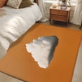 thumbnail image 6 of Orange Sky Area Rug 4x6 Washable Rug Non Slip Abstract Sky White Minimalist Large Area Rug Indoor Floor Carpet for Entryway Bedroom Kitchen Living Room Home Office Dining Room Nursery, 6 of 9