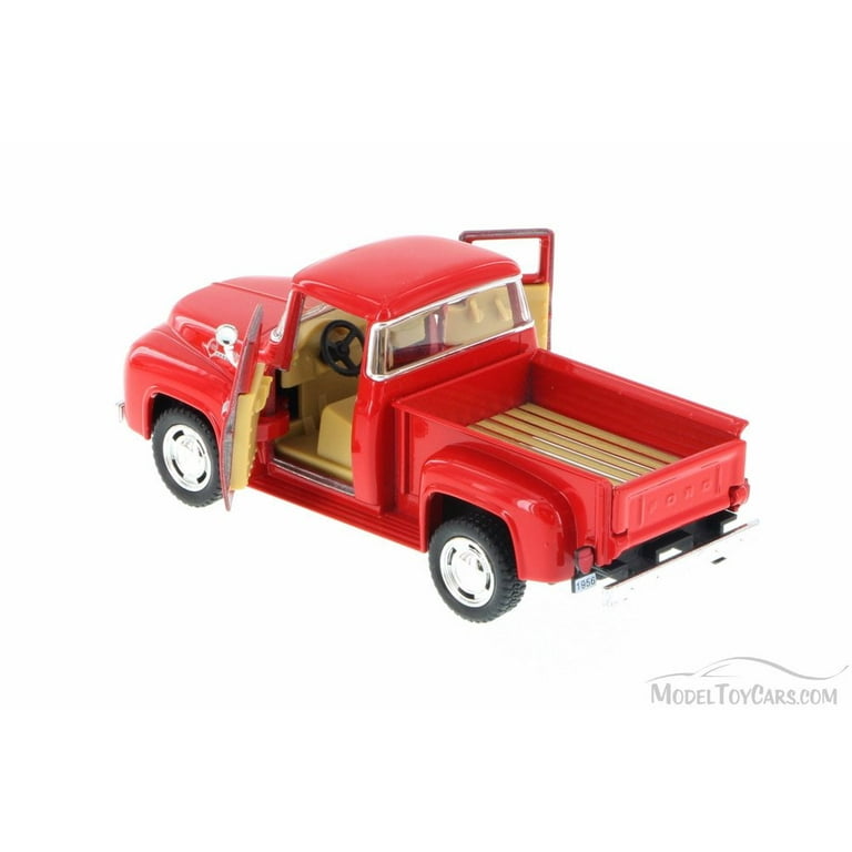 ミニカー FORD F-100PICKUP 1956 1956 Ford F-100 Pickup Red 1:24