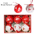thumbnail image 2 of Juego de 6 bolas de espuma para árbol de Navidad de 8 cm, colgantes para decoración, adornos de ciervo rojo para el hogar, Año Nuevo 2024, Navidad Deco4, 2 of 5