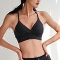 thumbnail image 1 of Ropa interior deportiva sin aros para mujer, para correr, fitness, pequeño fruncido en el pecho, chaleco de yoga, accesorio para recoger el pecho, sujetador antiflacidez en la espalda, 1 of 6