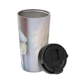 thumbnail image 2 of Fotbe The Cat Looks in the Mirror Printed Insulated Travel Coffee Mug Spill Proof Leak Proof Stainless Steel Coffee Tumbler Reusable Coffee Cups with Lids Thermos, 2 of 8