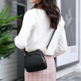 thumbnail image 2 of Bolso cruzado para teléfono para mujer, bolso cruzado con cremallera para teléfono móvil, bolso bandolera de nailon, bolso para teléfono móvil con cremallera de 3 capas y correa ajustable. 18*14*8CM, 2 of 3