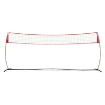 PowerNet Volleyball 20 Ft Wide Warm Up Net, Portable Volleyball Net for Backyard Games & Training, Indoor Outdoor Volleyball Practice Equipment