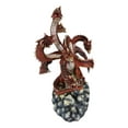 thumbnail image 3 of Quest Of Perseus Red 7 Headed Volcano Hyperion Hydra Dragon Roaring Statue, 3 of 10