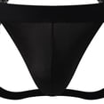 thumbnail image 4 of LNWUY Mens Lace Jockstrap Underwear with 3D-Pouch Elastic Thong G-Strings Sheer Jock Straps for Men Pantie Black L, 4 of 4