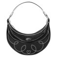 thumbnail image 1 of Y2K Bolso Media Dulce Y Fresco para Mujer Bolso Hombro Bordado A La Bolso para Las Axilas (negro) 3480, 1 of 9