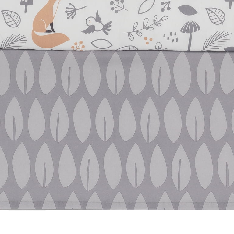 Deer Park 3-Piece Crib Bedding Set, Gray and Tan photo 7