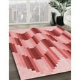 thumbnail image 2 of Ahgly Company Indoor Square Patterned Pastel Pink Area Rugs, 8' Square, 2 of 6