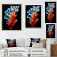 thumbnail image 4 of Designart "Expressive Colors In Coral Reef I" Coastal Coral Under Water Canvas Art Print, 4 of 7
