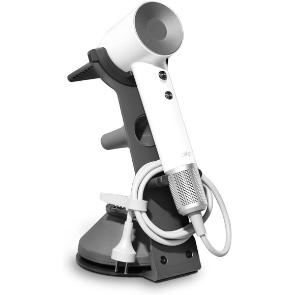Hair Dryer Holder Countertop For Laifen Blow Dryer|Swift SE,Metal Bracket Desktop Stand Holder With Magnetic Nozzle Storage