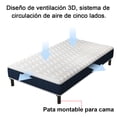thumbnail image 2 of Colchón de Espuma con Patas Integradas, Ventilación 3D Cinco Lados, Soporte Ergonómico, Fácil de Armar, Ideal para Dormitorios, Apartamentos y Cuartos de Invitados, 2 of 5