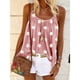 thumbnail image 3 of Verano damas estampado de margaritas tirantes top chaleco suelto de gran tamaño 8 colores 8 yardas Irfora Gris L, 3 of 5