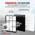 thumbnail image 7 of 115115 3 HEPA Filter A Replacement + 8 Carbon Pre-Filters for C535, 5300, 5300-2, 5500, 5500-2, 6300, 6300-2, P300, AM90, C909, 9800 For Winix Air Purifier Filter Replacement Size 21 by LifeSupplyUSA, 7 of 7