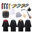 thumbnail image 2 of Disfraz de Harry Potter para adultos y niños, traje de escuela mágica, bata, capa, fiesta de mago, Granger, Halloween, Mag, 2 of 4