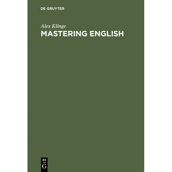 Mastering English: A Student's Workbook and Guide, (Hardcover)