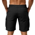 thumbnail image 4 of Blmnix Shorts Men Bike Shorts Cargo Mens Shorts Casual Short Low Black with Pockets Sweat Shorts Men,XXXXL, 4 of 7