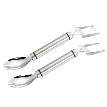

Xipoxipdo 2 In 1 Stainless Steel Fruit Cutter 2024 New Head Fruit Forks Slicer Summer Fruit Cutting Fork Watermelon Fork Slicer Cutter Slicer Tool For Kitchen Home Camping（2pcs）