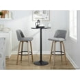 thumbnail image 2 of Toriano 30" Fixed-Height Bar Stool, Bar Chairs, Swivel Bar Stools, Bar Stools Set of 2, 2 of 6