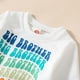 thumbnail image 2 of Gibobby Conjunto de Sudadera y Leggings de Lana Conjunto de ropa deportiva informal de dos piezas con estampado de y pantalones de Color sólido para niños pequeños(Blanco,2-3 Años ), 2 of 5