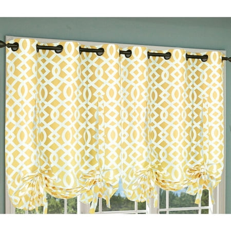 Thermalogic Trellis TieUp Curtain Single Panel  Walmart.com