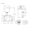 thumbnail image 4 of 2X Guitar Tuning Pegs Machine Heads Tuning Keys Semi Closed String Tuning Pegs Guitar Accessories, 4 of 6