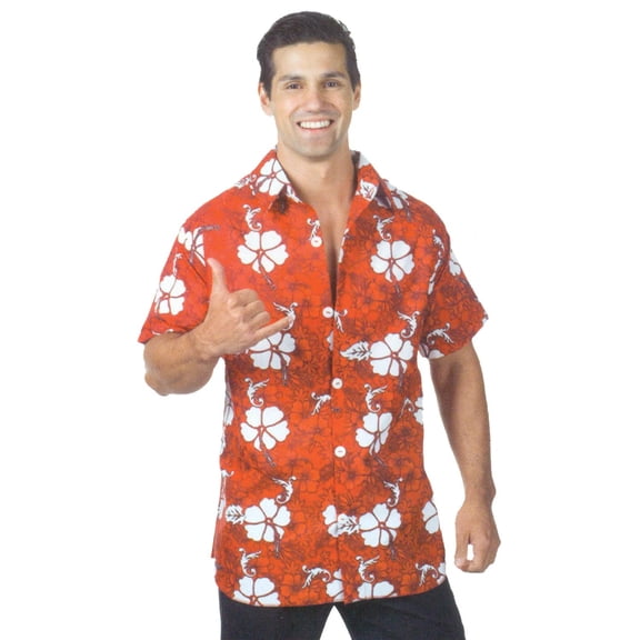 Underwraps Mens Hawaiian Shirt Costume - Size X Large