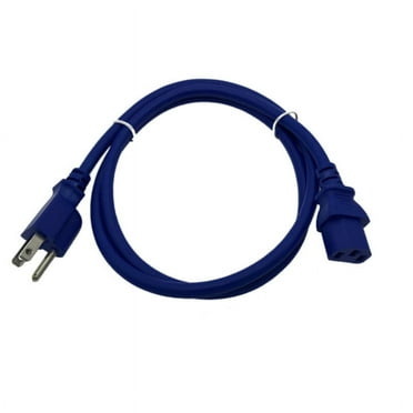 Kentek 4 FT Blue AC Power Cable Cord For SAMSUNG Printer ML-2010 ML-2525 ML-2525W ML-2570