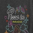 thumbnail image 3 of Disney - Minnie & Mickey - Love At First Bite - Pizza in Paradise - Women's Short Sleeve Graphic T-Shirt, 3 of 5